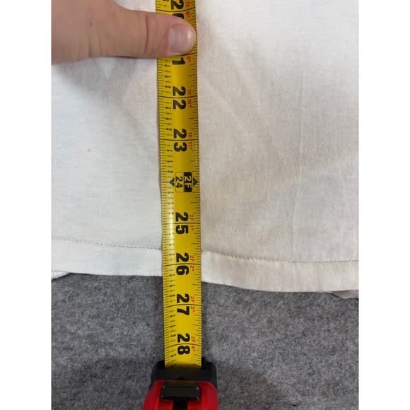 VINTAGE 90s Dont Follow The Sheep Shirt Mens XL White Graphic Jesus God Tee - Picture 4 of 9